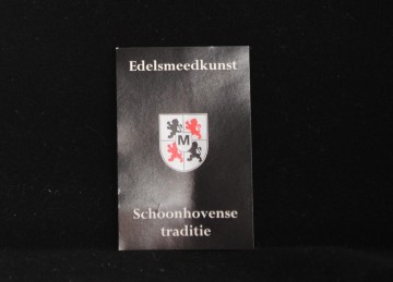 Gebaksvorkje verzilverd set van vier '750 jaar Den Haag'