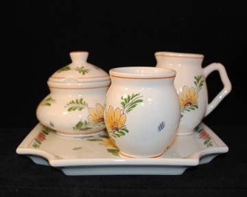 Regina aardewerk koffiegarnituur