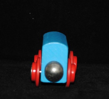 Houten trein - wagonnen - set van 3