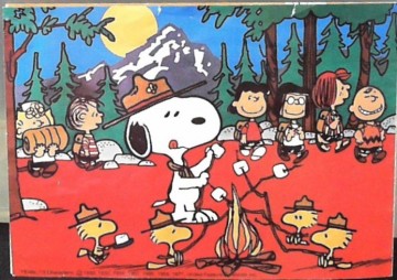 Snoopy blokkenpuzzel